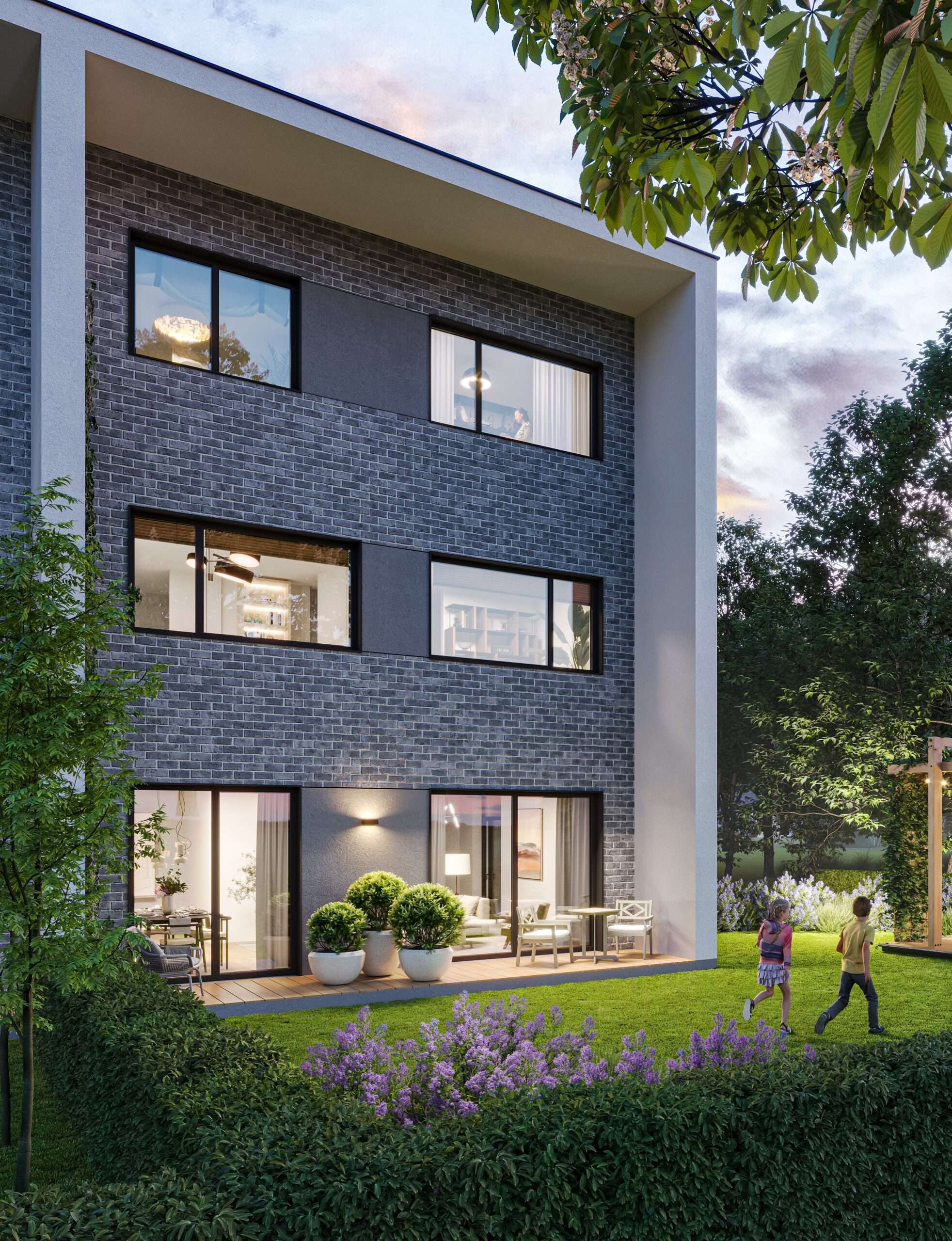 Las Wawer na zewnątrz